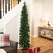 Northlight Pre-Lit Pencil Alpine Artificial Christmas Tree - 6' - Clear Lights
